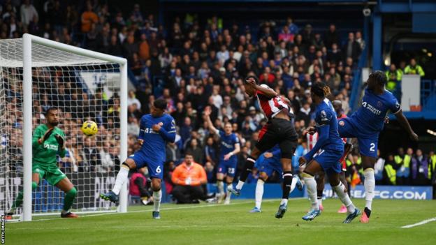 Chelsea 0-2 Brentford: Ethan Pinnock and Bryan Mbeumo score in Bees win -  BBC Sport