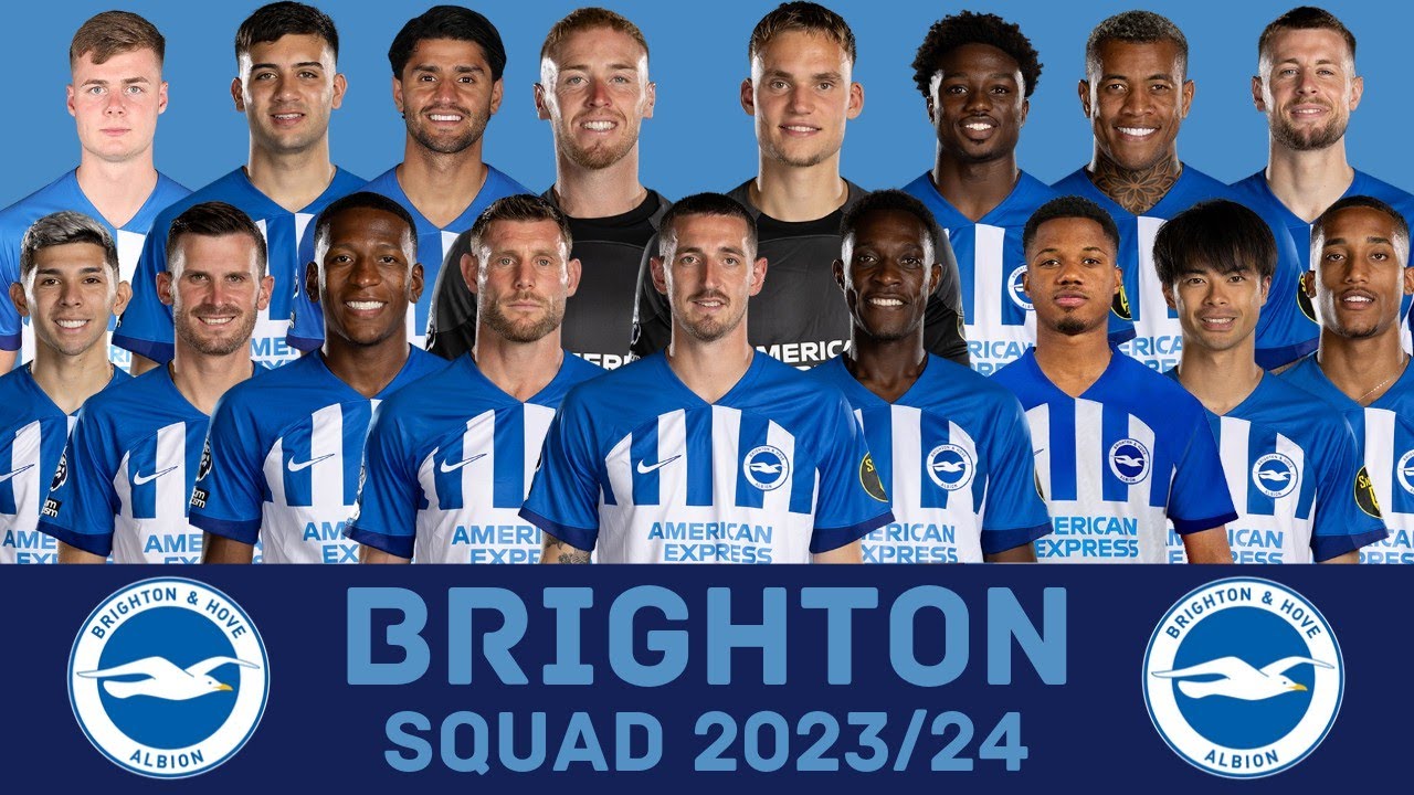 BRIGHTON & HOVE ALBION Squad Season 2023/24 | Brighton | FootWorld - YouTube